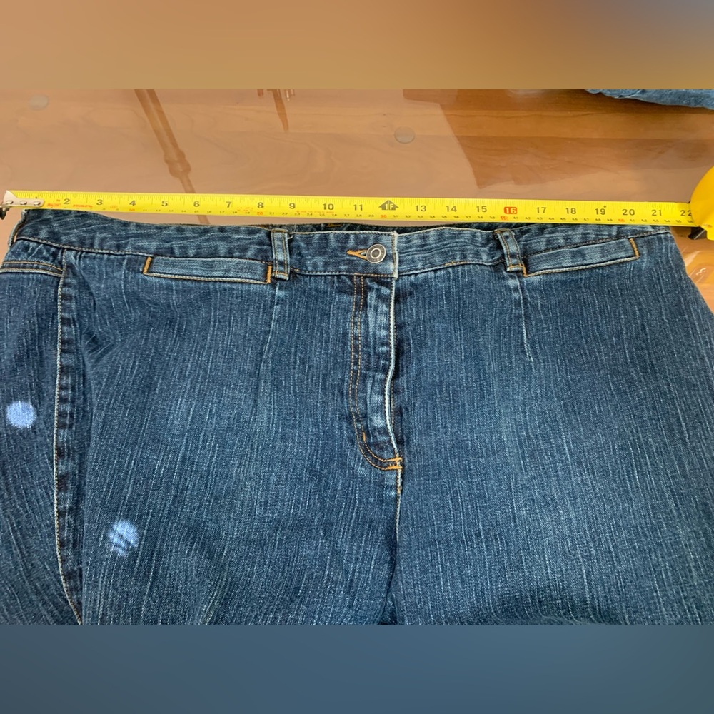 Talbots Dark Blue Cropped Jeans - Picture 4 of 8